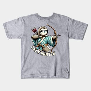 Lazy hunting hunter Kids T-Shirt